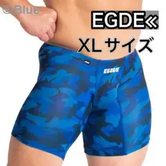EGDE≪ GLITZ CAMO スーパーローライズ ロングボクサー ブルーXL