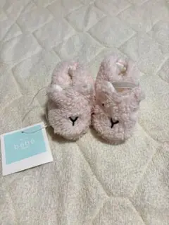 bebe ベビー ブーティ 靴下 靴 ウサギ ワンサイズ