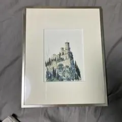 水彩画 敦夫作 額入り - メルカリ