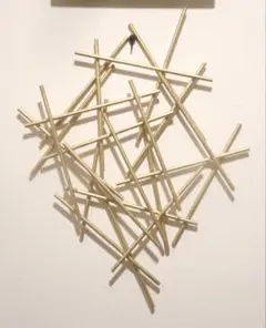 【362】北欧風　ホテル　テクスチャーアート　現代アート　インテリア