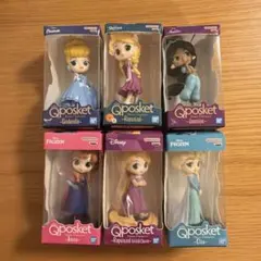 Qposket ミニチュアコレクション　ディズニープリンセス