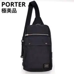 ポーター スモーキー スリング ショルダーバッグ ネイビー キャンバス メンズ