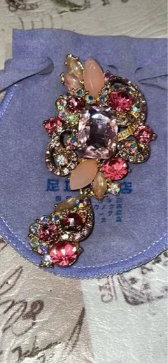 ゴージャス♡ピンク系ブローチ