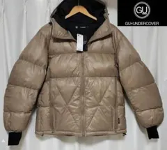 【新品タグ付】GU × UNDERCOVER パデットキルトブルゾン ベージュS