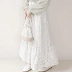 GU 2020夏新作 コットンスカート