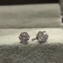 タンザナイト シルバーピアス 4ミリ　artificial