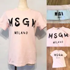 MSGM MILANO ロゴ Tシャツ ピンク　Sのサムネイル
