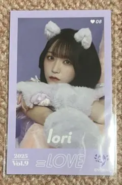 イコラブ ＝LOVE 野口衣織　ミニフォトカード vol.9 レア 猫衣装