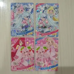 ひみつのアイプリ 6弾 ゆきミクコーデ さくらミクコーデ 4枚セット