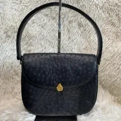 レディース　ハンドバッグ　ショルダーバッグ　肩掛け　レザー　オーストリッチ型押し