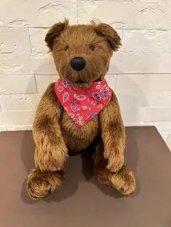 紫色のテディベア ぬいぐるみ ハンドメイド 一点物 - メルカリ
