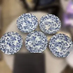 陶器 美濃焼 作山窯 SAKUZAN サクザン プレート 5枚 中皿 未使用品