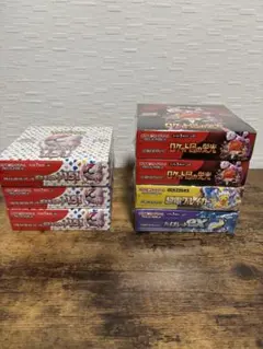 ポケカ未開封BOXシュリンク付7BOX、ブレイカー 151.ロケット団、バイオ