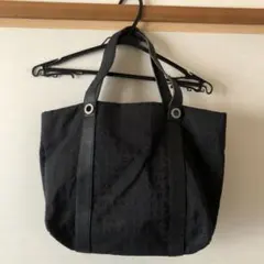 BVLGARI黒いナイロン トートバッグ