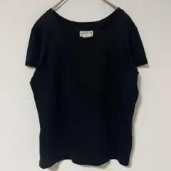アニエスベー 半袖Tシャツ カットソー コットン100% 日本製 ブラックM