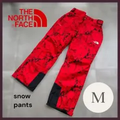 【THE NORTH FACE】DRYVENT＊スノーパンツ＊ M ＊赤