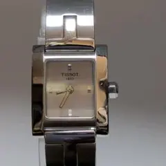 【稼働】TISSOT 1853 シルバー クォーツ腕時計 ティソ L950Kのサムネイル
