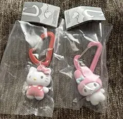 サンリオキャラクターズ カラフルカラビナマスコットチャーム【マイメロ　キティ】