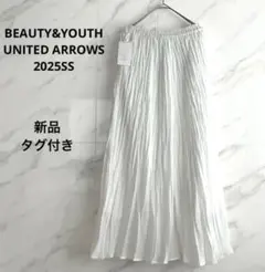 新品タグ付♪ ポリエステル ランダムプリーツスカート♪BEAUTY&YOUTHのサムネイル