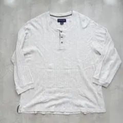 【COMPANY B】ヘンリーネックカットソー 長袖 グレー Mサイズのサムネイル