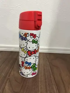 水筒 ハローキティ フェイス ワンプッシュステンレスマグボトル 350ml