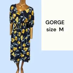 No.358 (☆)GORGE 花柄フィッシュテールワンピースのサムネイル