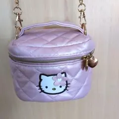 HELLO KITTY 50thキティちゃん キルティングショルダーバッグピンク