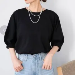 『UR TECH ひやサラクール』袖コクーンTシャツ