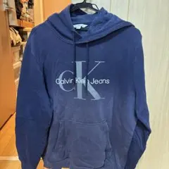 Calvin Klein Jeans パーカー ネイビーL