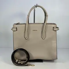 FURLA フルラ　ハンドバッグ トートバッグ2way ベージュのサムネイル