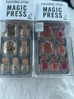 Dashing Diva Magic Press Pedi 2種セット