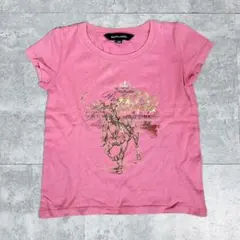 N356−4/03◯ RALPH LAUREN キッズ Tシャツ ピンク 110のサムネイル