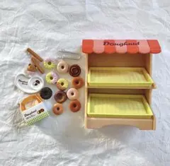 シルバニアファミリー ドーナツ屋さんセット お店 ドーナツ マフィン トング