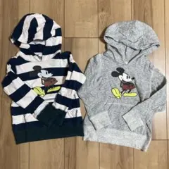 BREEZE ミッキーマウス パーカー 2点セット サイズ100 ディズニー