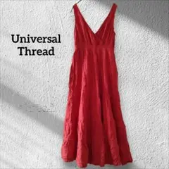 ❤１点限り❤Universal Thread 赤 Vネック キャミワンピース M