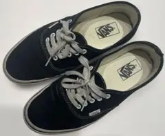 VANS バンズ　オーセンティック　白黒スエード素材