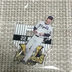 阪神タイガース 藤川球児 2025 セ・リーグ優勝記念くじ アクリルスタンド
