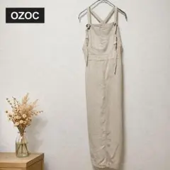 OZOC サロペット ベージュ 38 M オーバーオール レディース