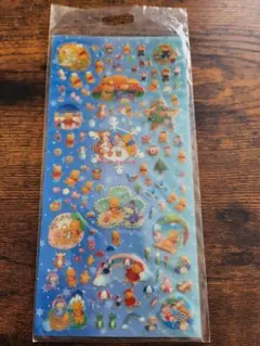 くまのプーさん ぷっくりシール　使いかけ