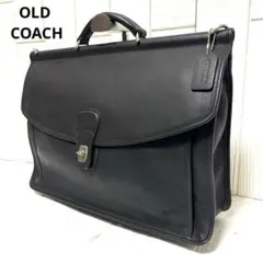 美品 OLD COACH ビジネスバッグ ウィリス ビークマン ターンロック 黒