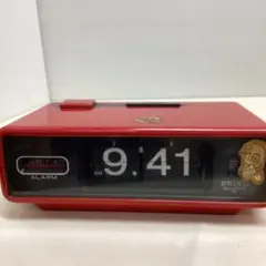 □SEIKO セイコー□パタパタ時計 DP690T□赤 昭和レトロ アンティーク