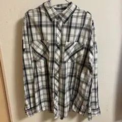 り*。様 【古着】Harley-Davidson 長袖チェックシャツ　XL