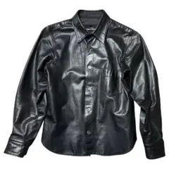 SP 99AW トリココムデギャルソン カウレザー シャツのサムネイル