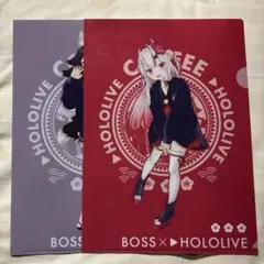 ホロライブ BOSS コラボクリアファイルセット