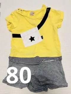petit main ロンパース 80