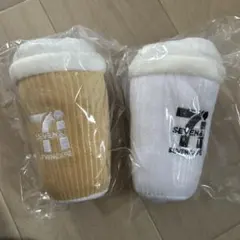 セブンイレブン くじ B賞 セブンカフェ ぬいぐるみチャーム 2個