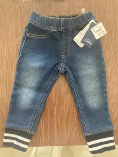 新品 80cm デニム パンツ 未使用 ベビー 秋 冬