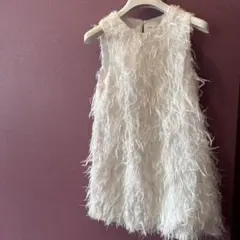 ZARA ホワイト ノースリーブワンピース