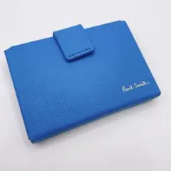 ポールスミス オリガミ 名刺入 クロスオーバー ストライプ 二つ折 カードケース