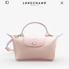 LONGCHAMP ピンク ポーチ マイプリアージュ ゴールド金具